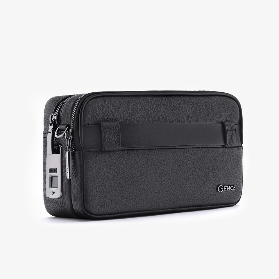 Clutch cầm tay đeo chéo da bò vân Togo cao cấp RB08