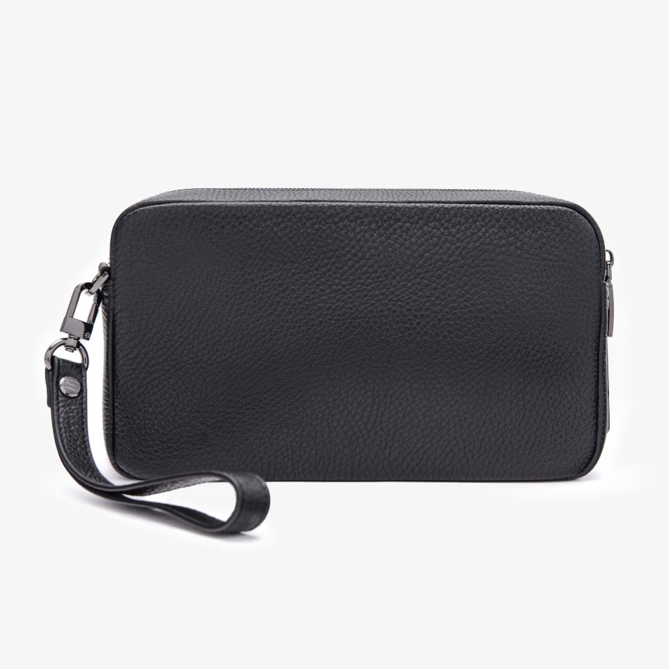 Clutch cầm tay đeo chéo da bò vân Togo cao cấp RB08