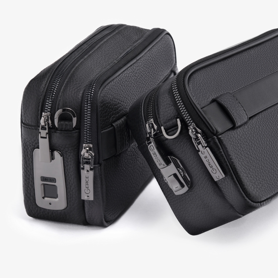 Clutch cầm tay đeo chéo da bò vân Togo cao cấp RB08