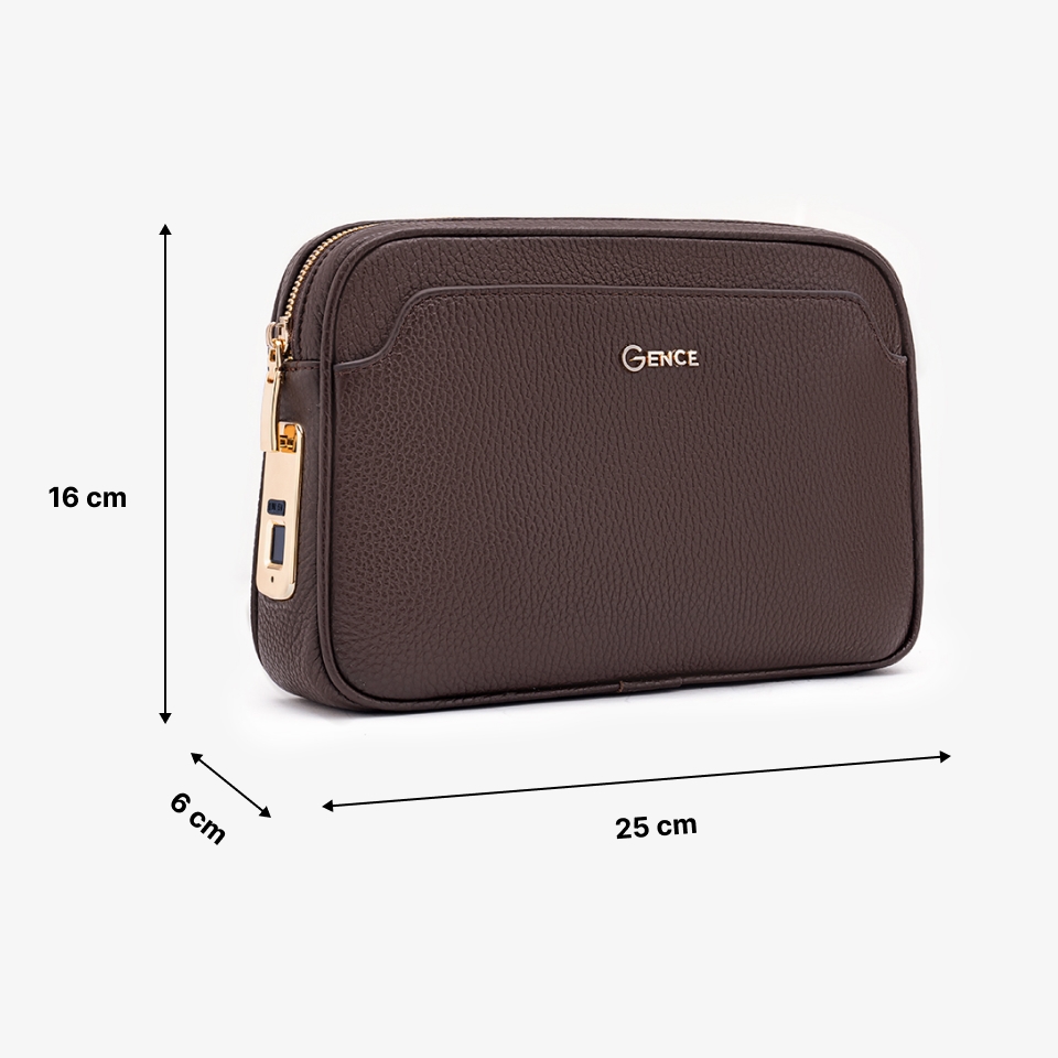 Clutch cầm tay nam da bò Togo cao cấp RB05