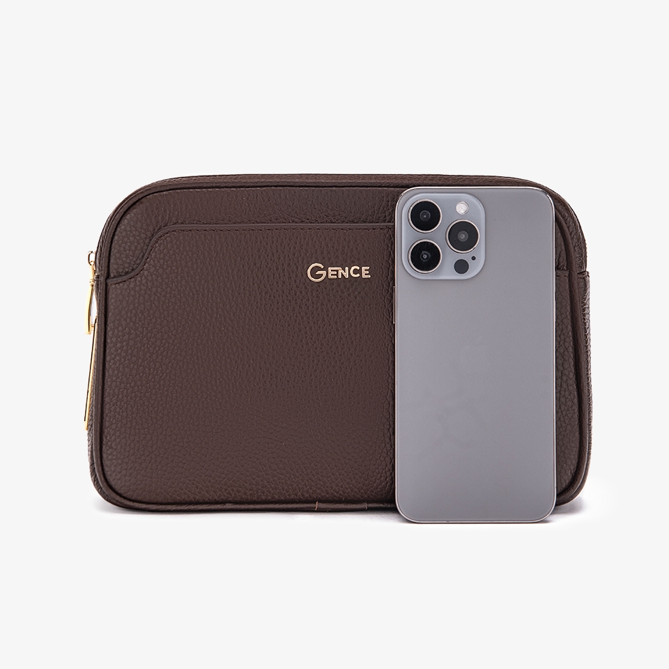 Clutch cầm tay nam da bò Togo cao cấp RB05