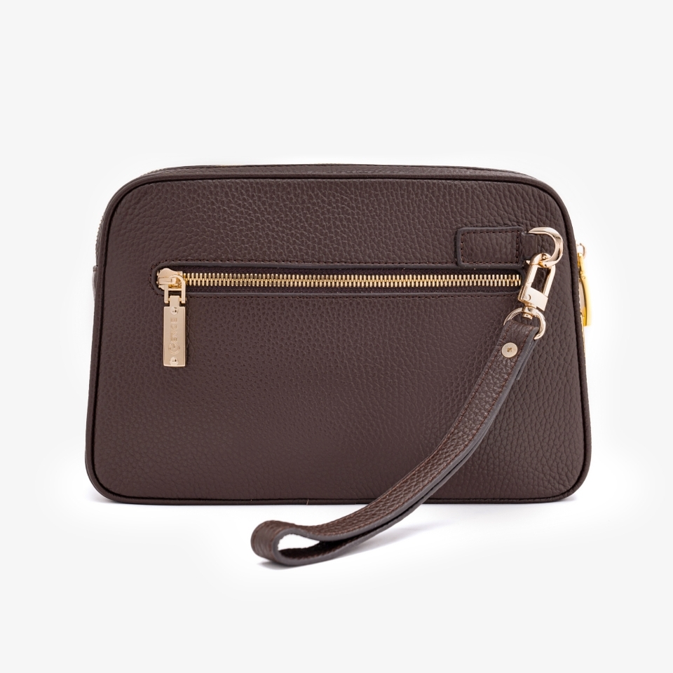 Clutch cầm tay nam da bò Togo cao cấp RB05