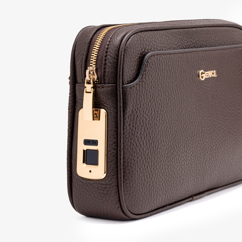 Clutch cầm tay nam da bò Togo cao cấp RB05