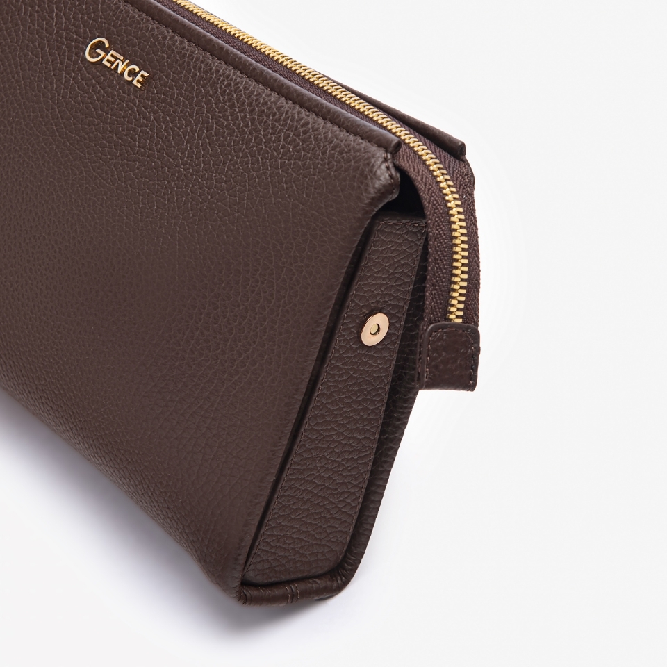 Clutch cầm tay nam da bò vân Togo cao cấp RB12