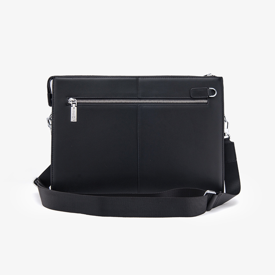 Clutch đựng tài liệu A4 da bò Nappa CL07 màu đen