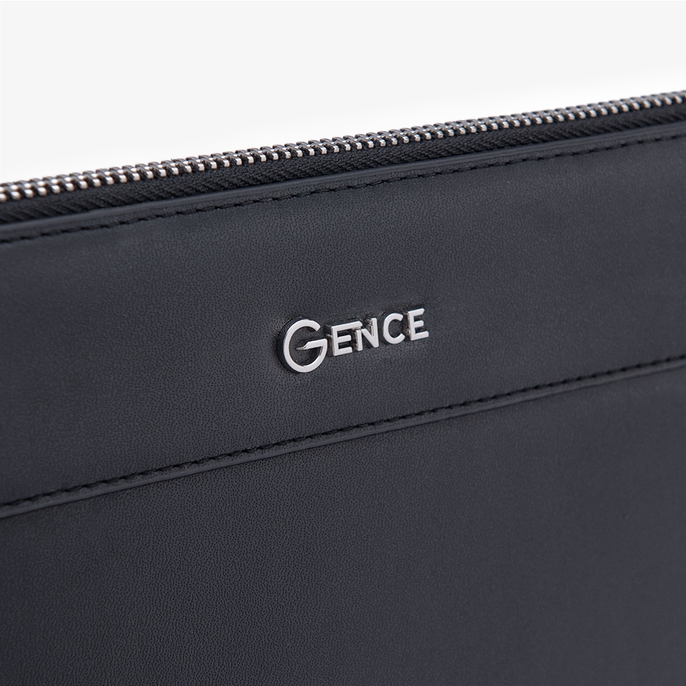 Clutch đựng tài liệu A4 da bò Nappa CL07 màu đen