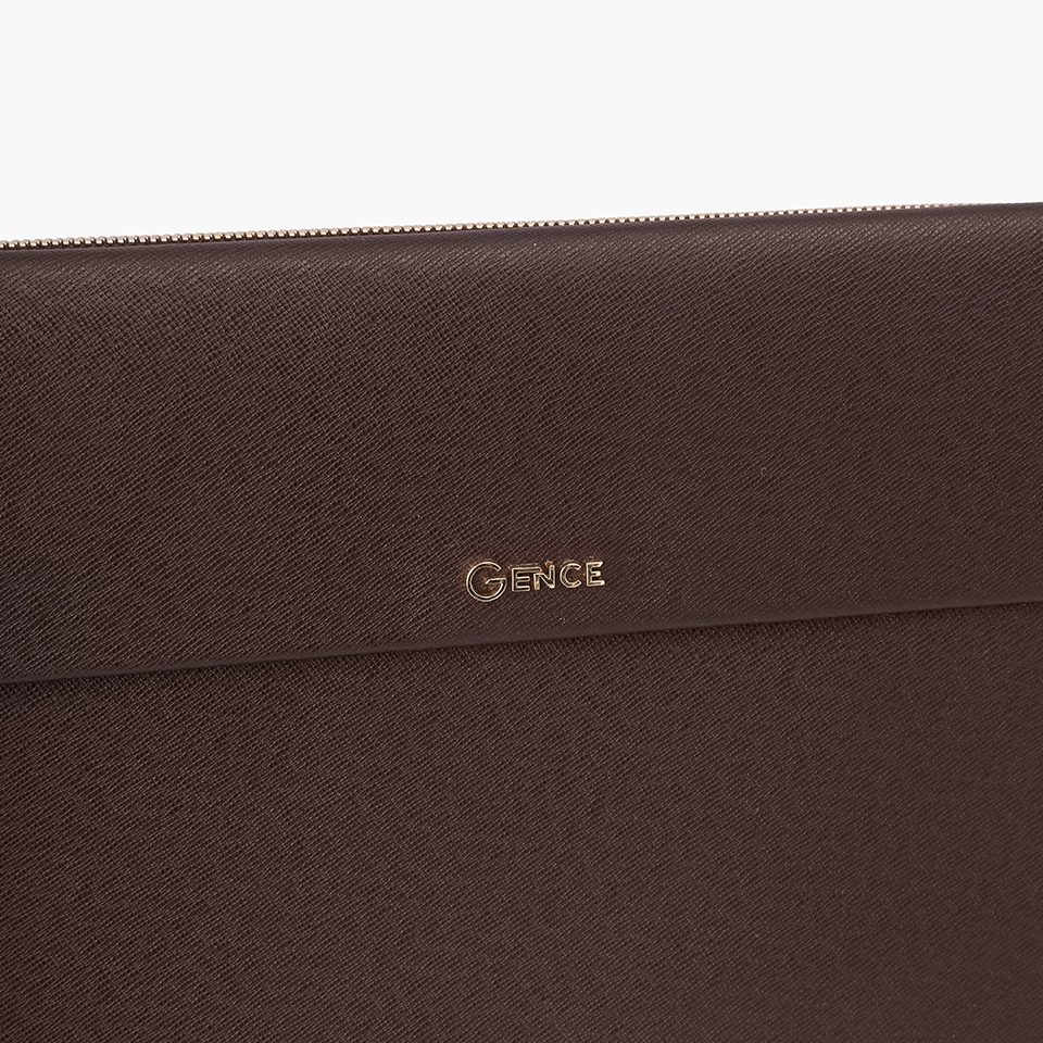 Clutch đựng tài liệu A4 da bò Taiga CL09 màu nâu