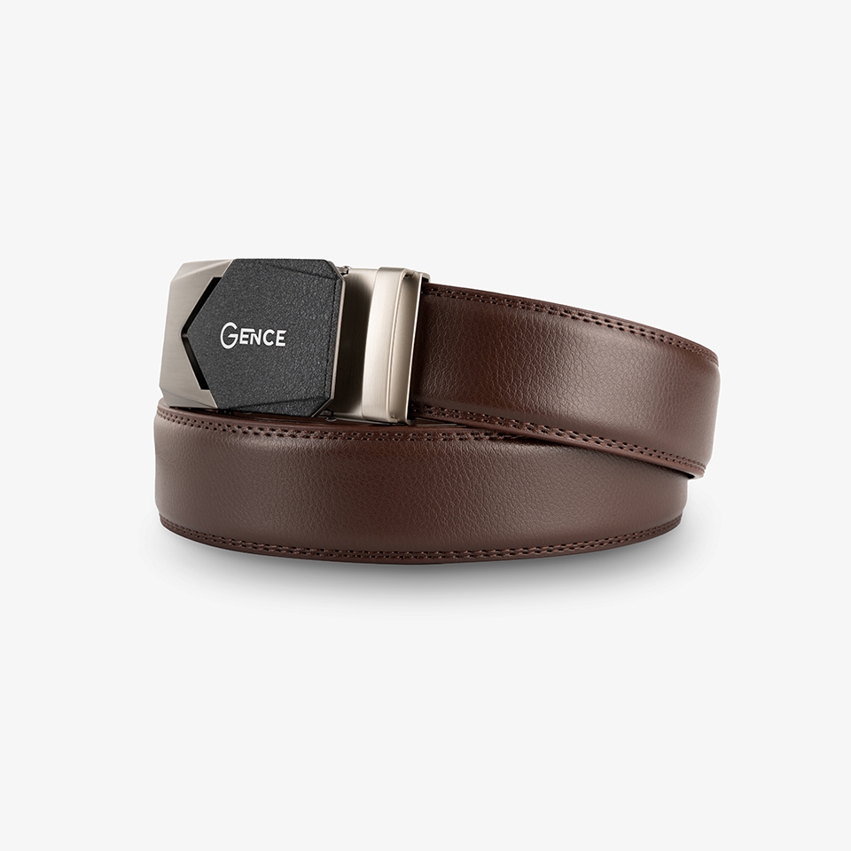 Thắt lưng da nam công sở LG22 màu nâu