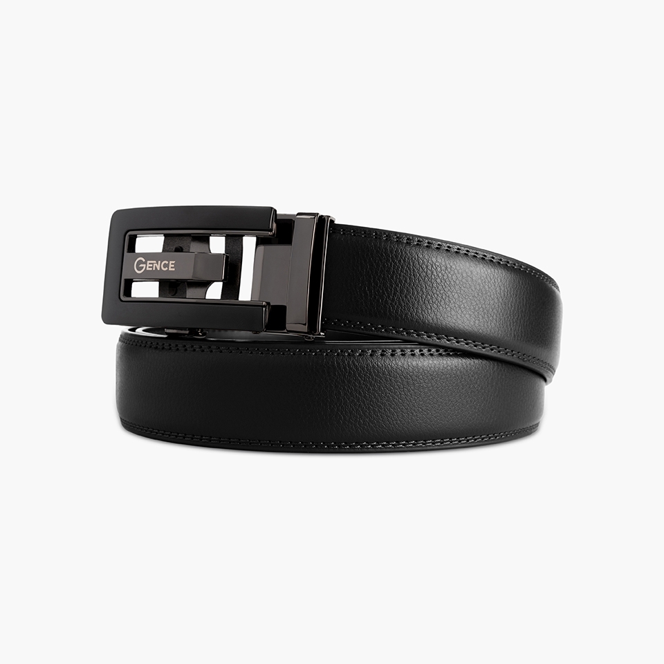 Thắt lưng da nam công sở LG23 màu đen