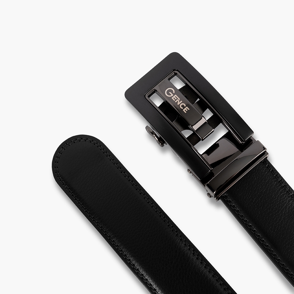 Thắt lưng da nam công sở LG23 màu đen