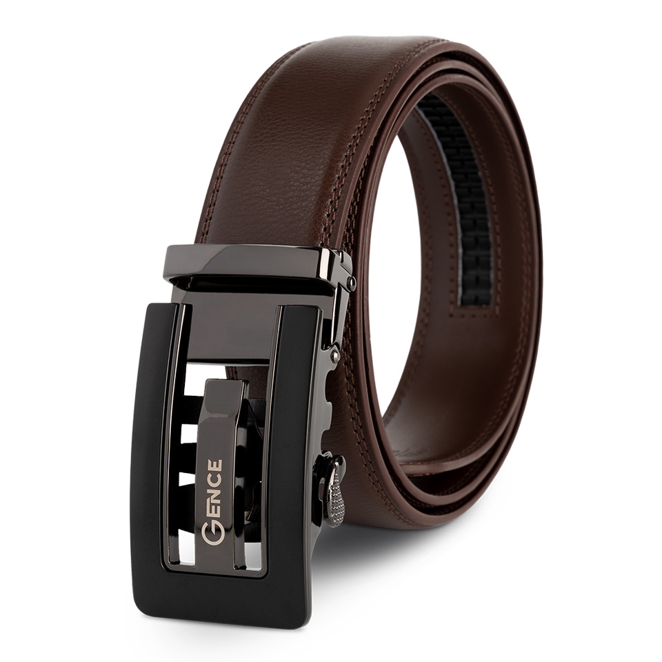 Thắt lưng da nam công sở LG24 màu nâu