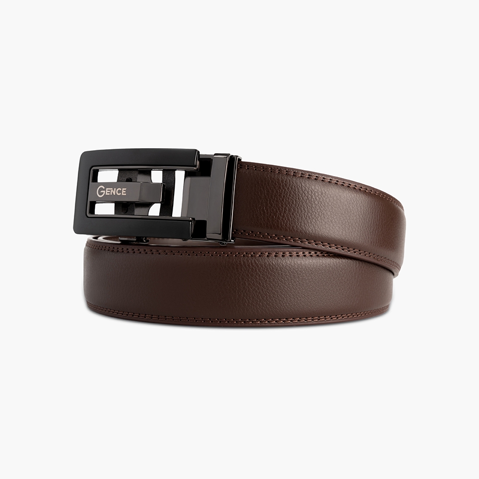 Thắt lưng da nam công sở LG24 màu nâu