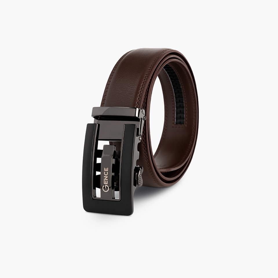 Thắt lưng da nam công sở LG24 màu nâu