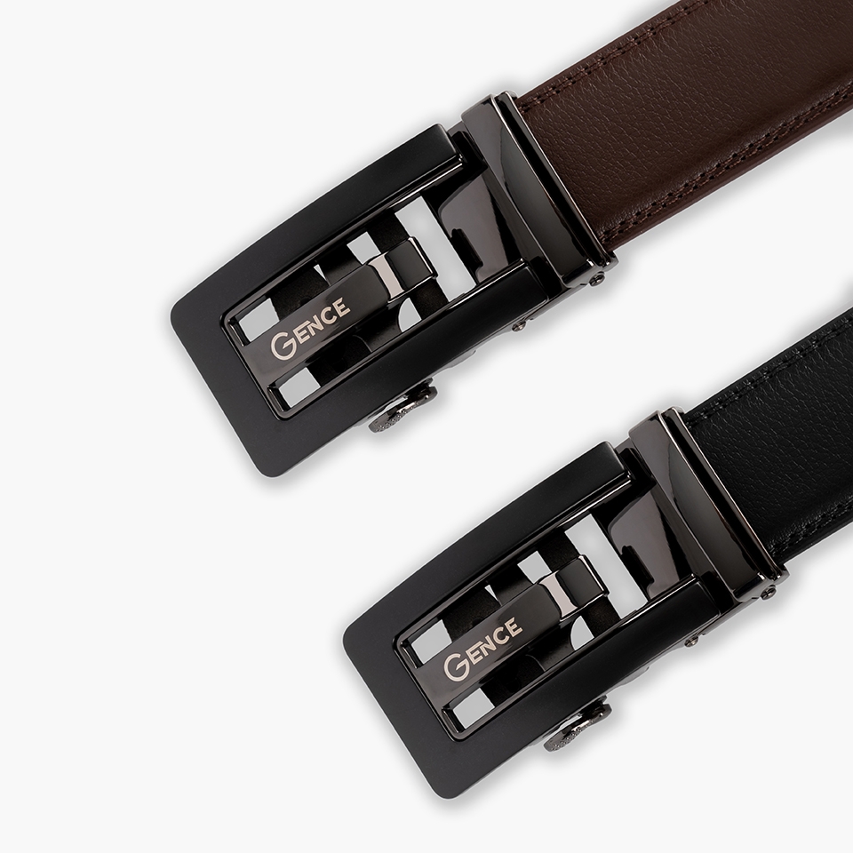 Thắt lưng da nam công sở LG24 màu nâu