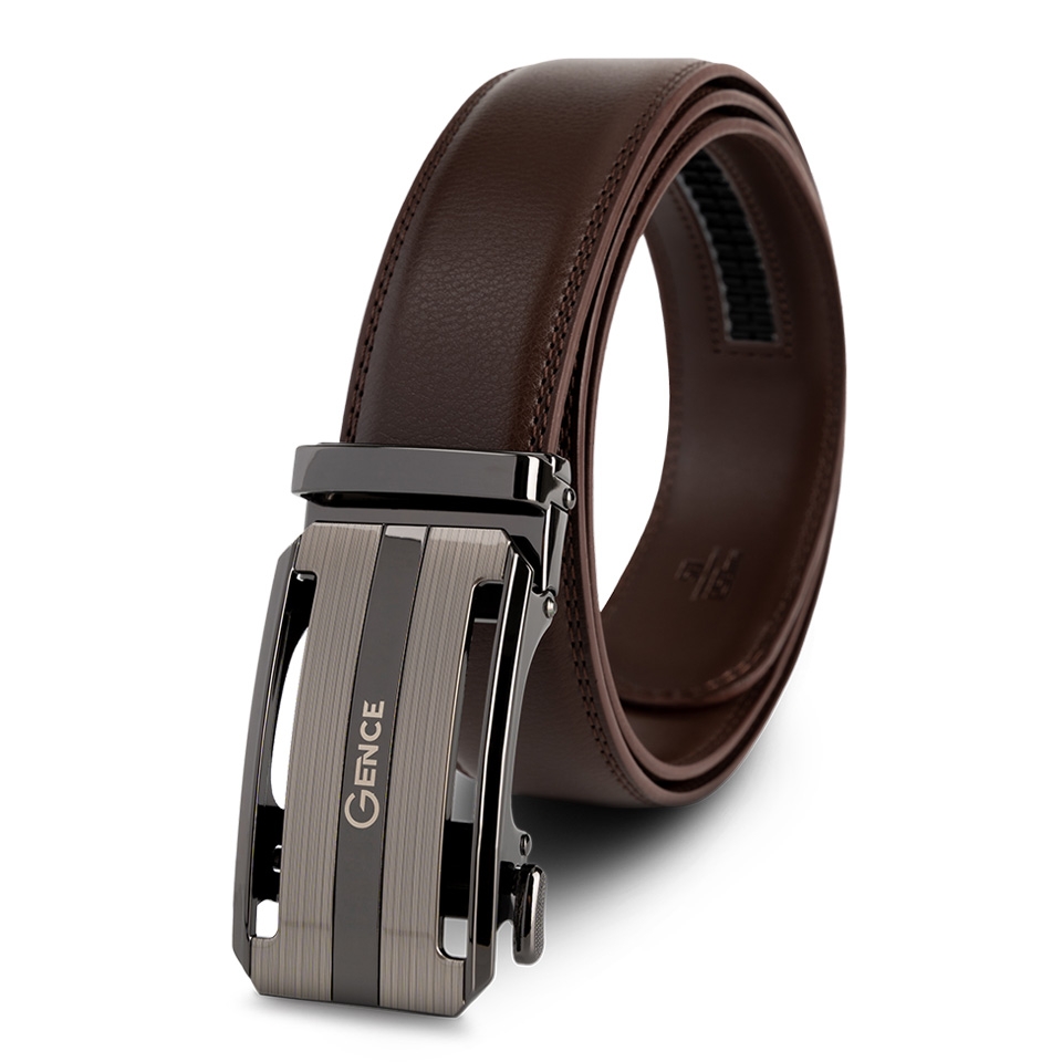 Thắt lưng da nam công sở LG27 màu nâu