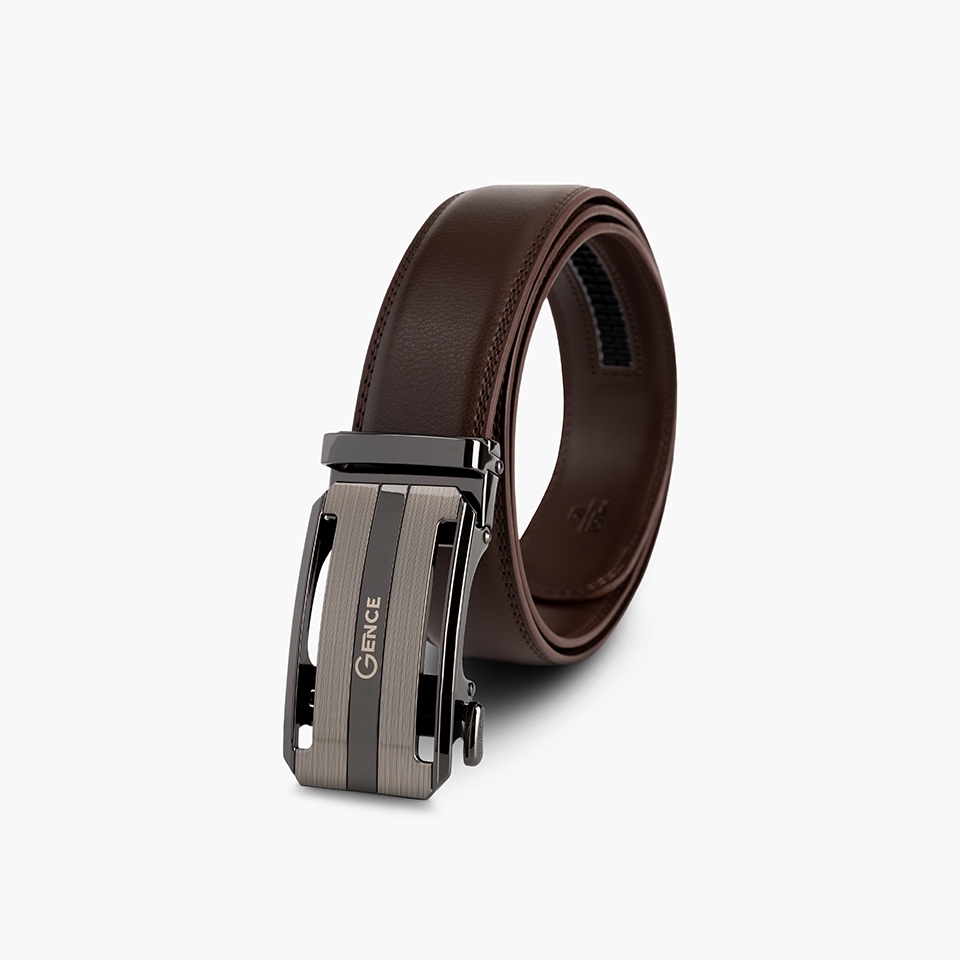 Thắt lưng da nam công sở LG27 màu nâu