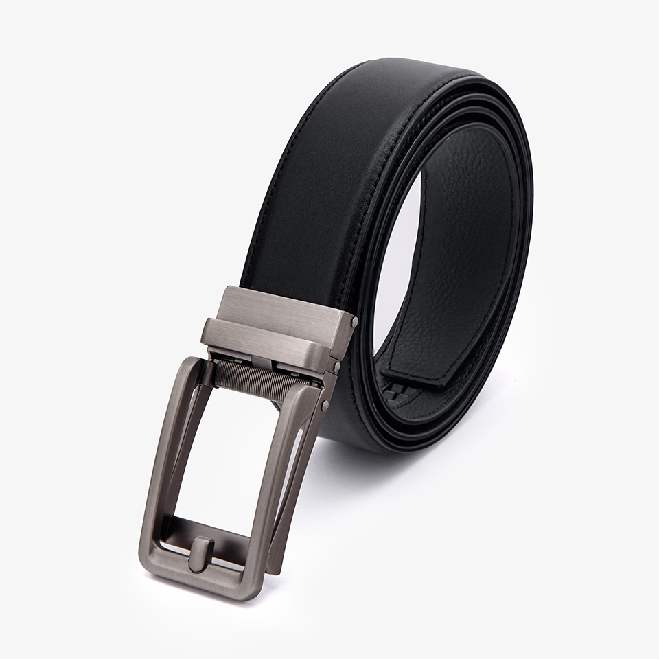 Thắt lưng da nam công sở LG35 màu ghi