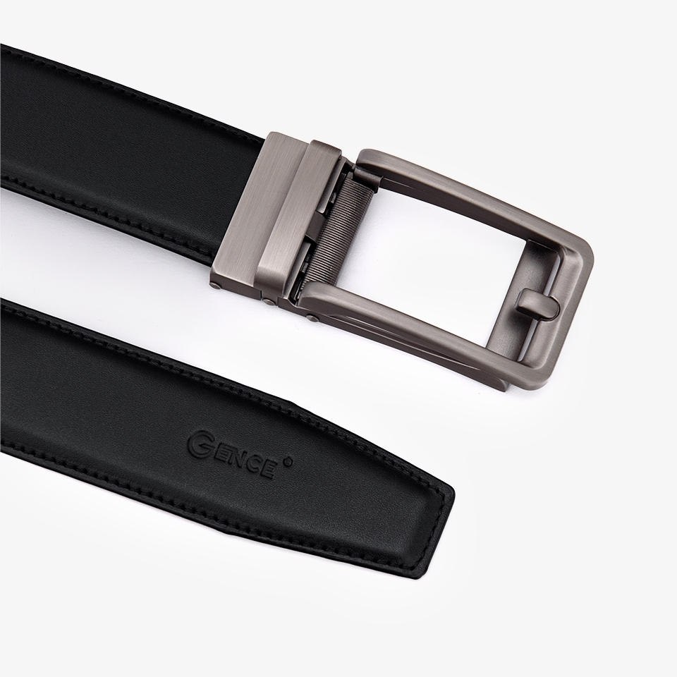 Thắt lưng da nam công sở LG35 màu ghi