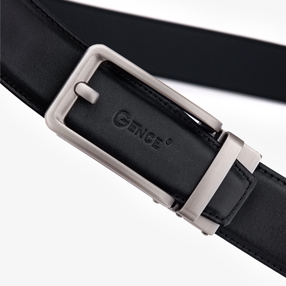 Thắt lưng da nam công sở LG35 màu ghi