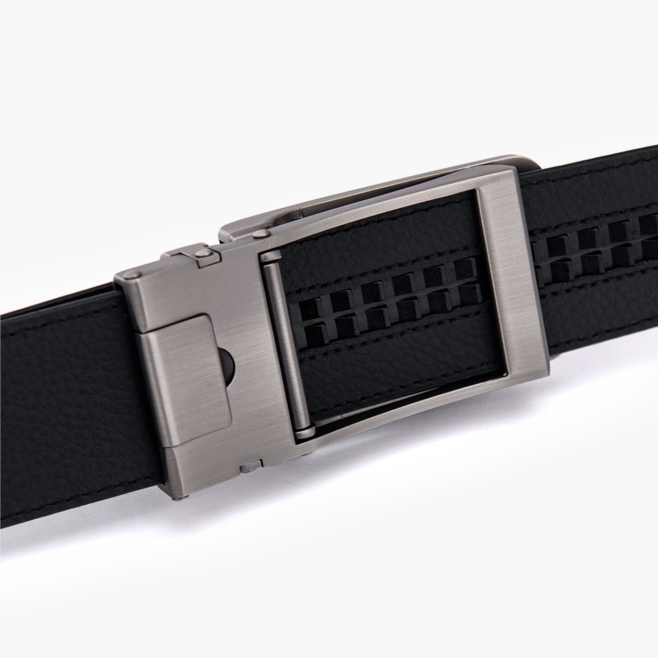 Thắt lưng da nam công sở LG35 màu ghi