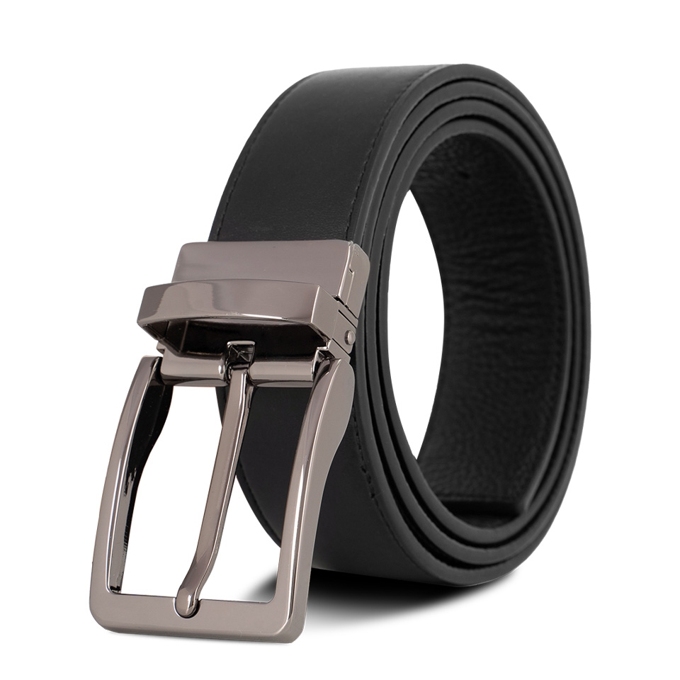 Thắt lưng da nam Gence mặt khóa xoay LG15