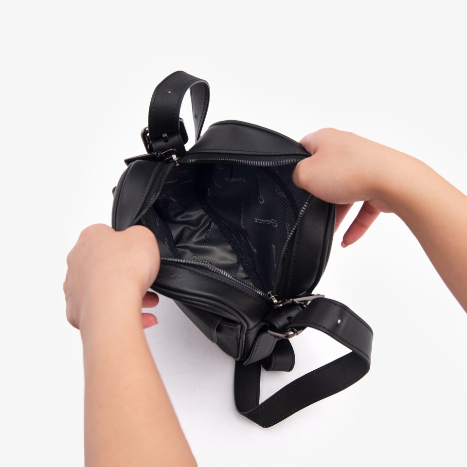 Túi đeo chéo mini Gence da bò Mill TD05