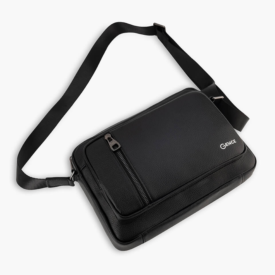 Túi đeo chéo nam Gence da bò Mill mềm TD02