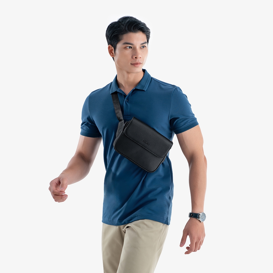 Túi đeo chéo thời trang da bò Mill TZ02