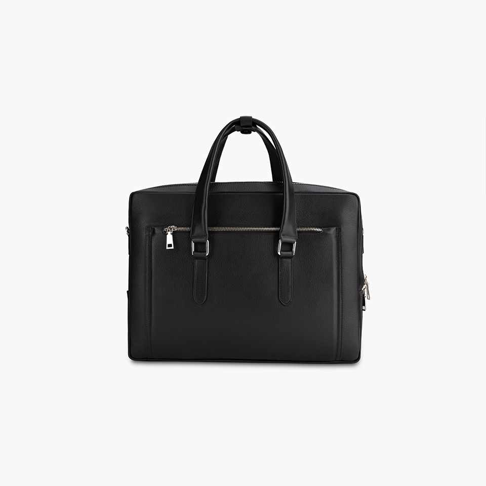 Túi xách công sở nam da Alran cao cấp GCE12 đen