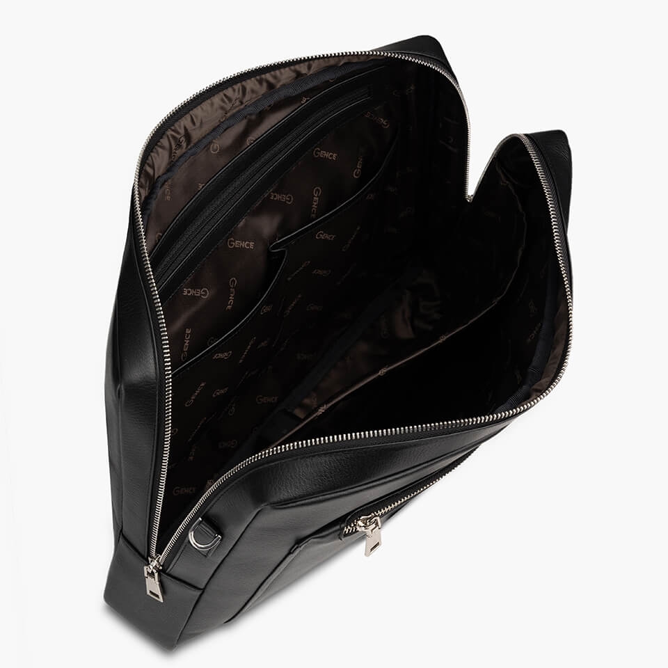 Túi xách công sở nam da Alran cao cấp GCE12 đen