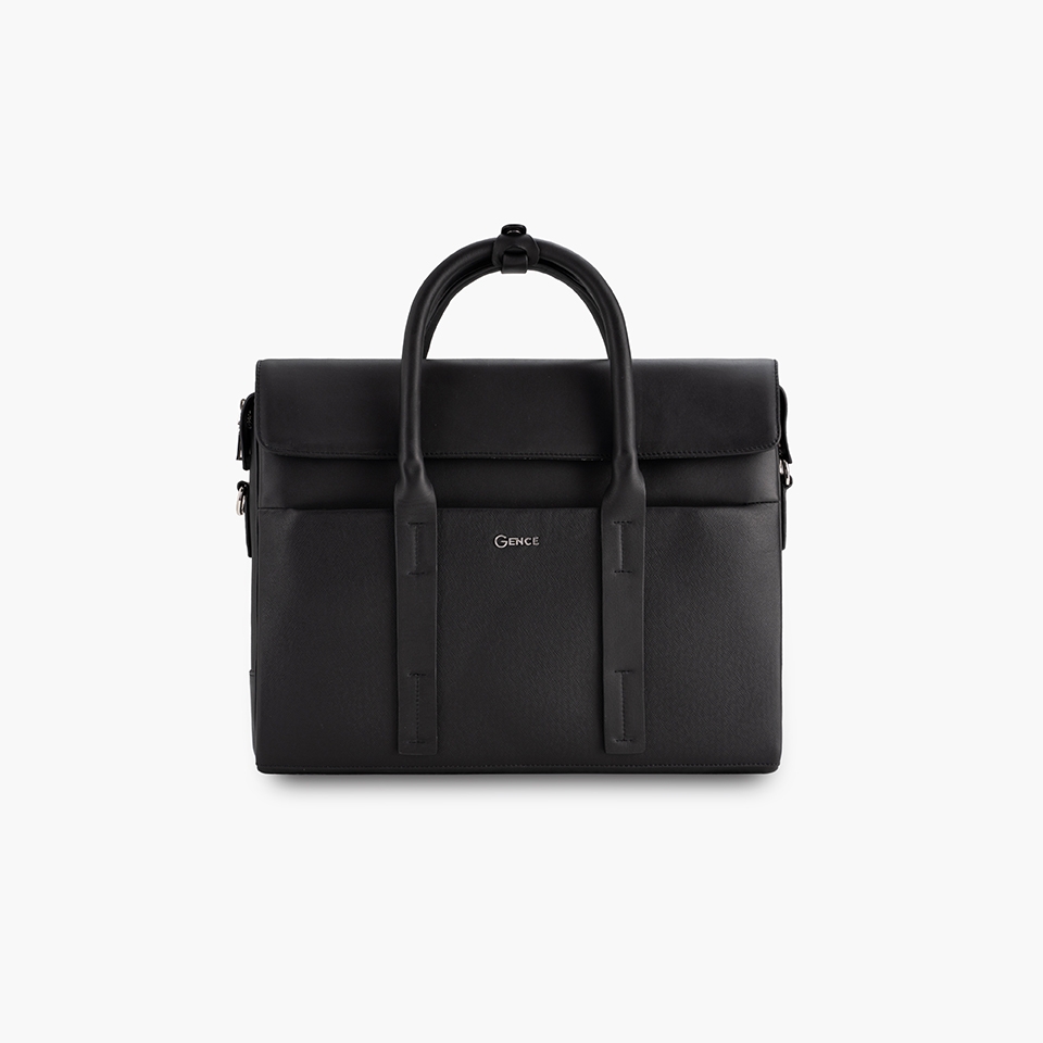 Túi xách nam công sở cao cấp da bò Taiga CDX12 đen