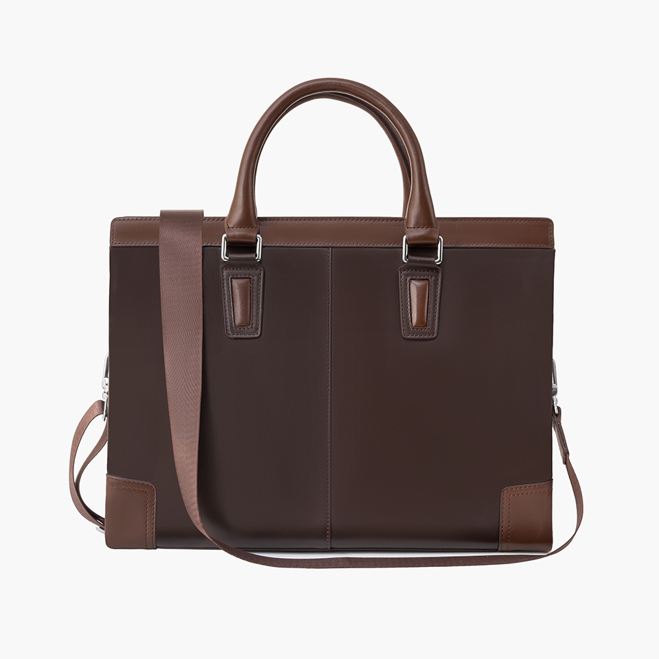 Túi xách nam Gence da bò Swift GCE29 màu nâu