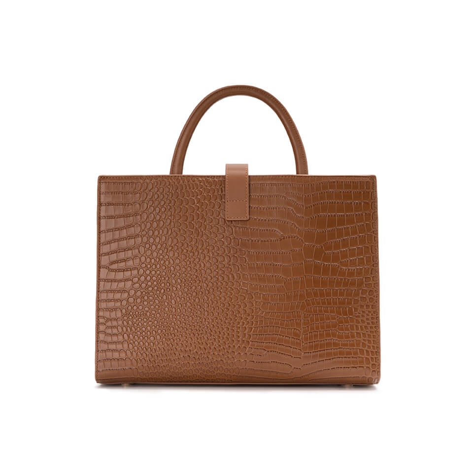 Túi xách nữ công sở Gence da bò dập vân TX19 Lion