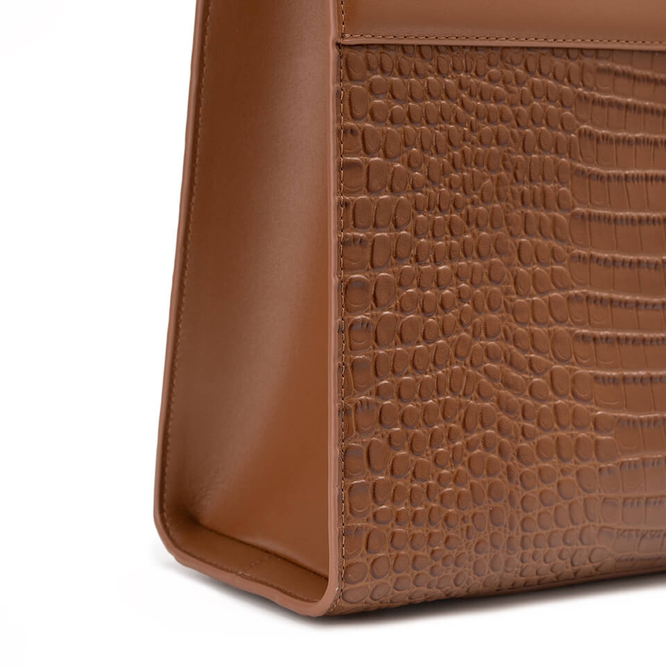 Túi xách nữ công sở Gence da bò dập vân TX19 Lion