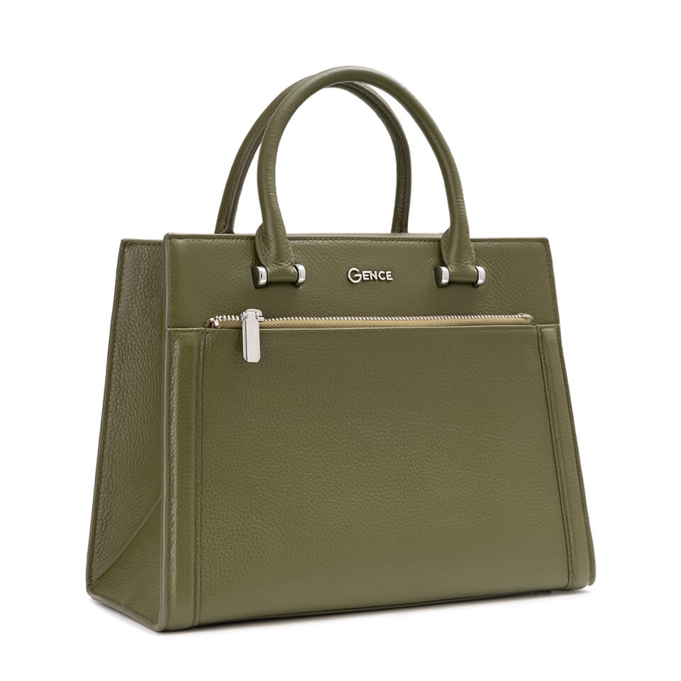 Túi xách nữ công sở Gence da bò Mill TX16 Bosco