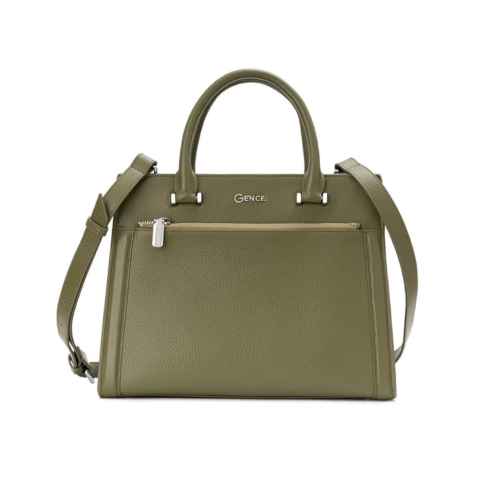Túi xách nữ công sở Gence da bò Mill TX16 Bosco