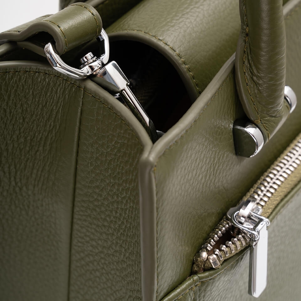 Túi xách nữ công sở Gence da bò Mill TX16 Bosco