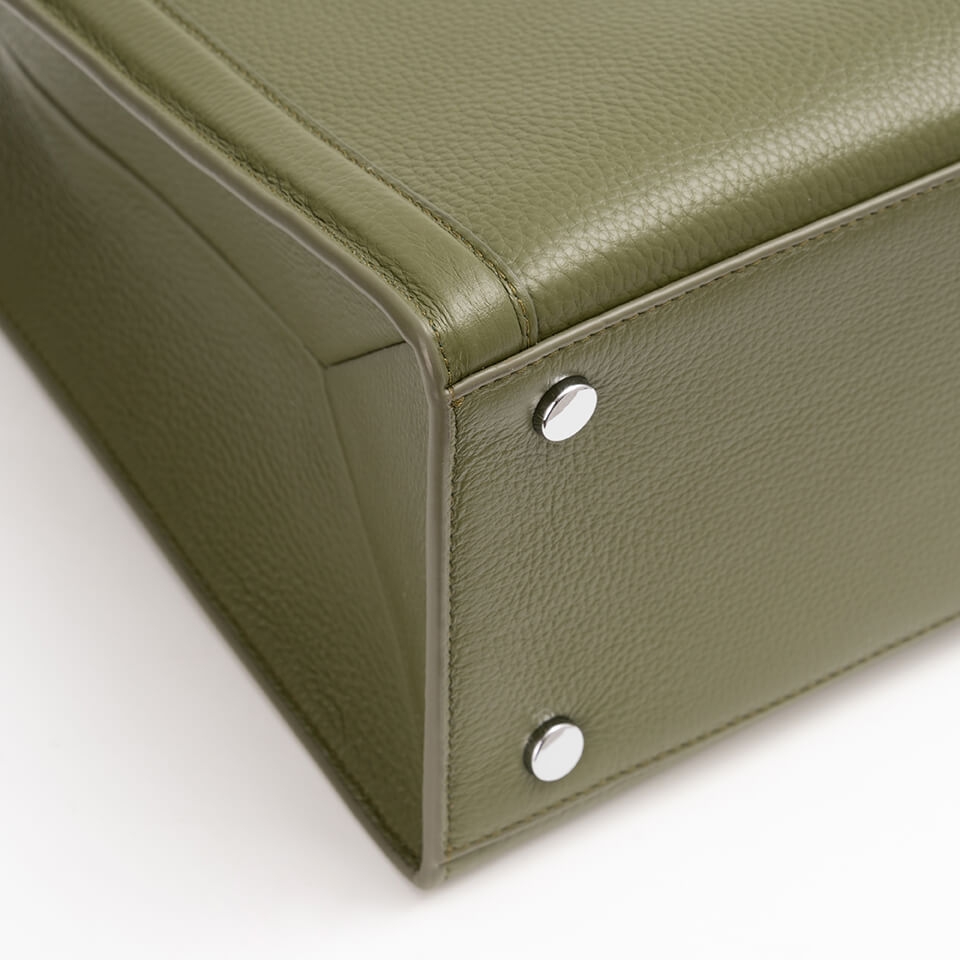 Túi xách nữ công sở Gence da bò Mill TX16 Bosco