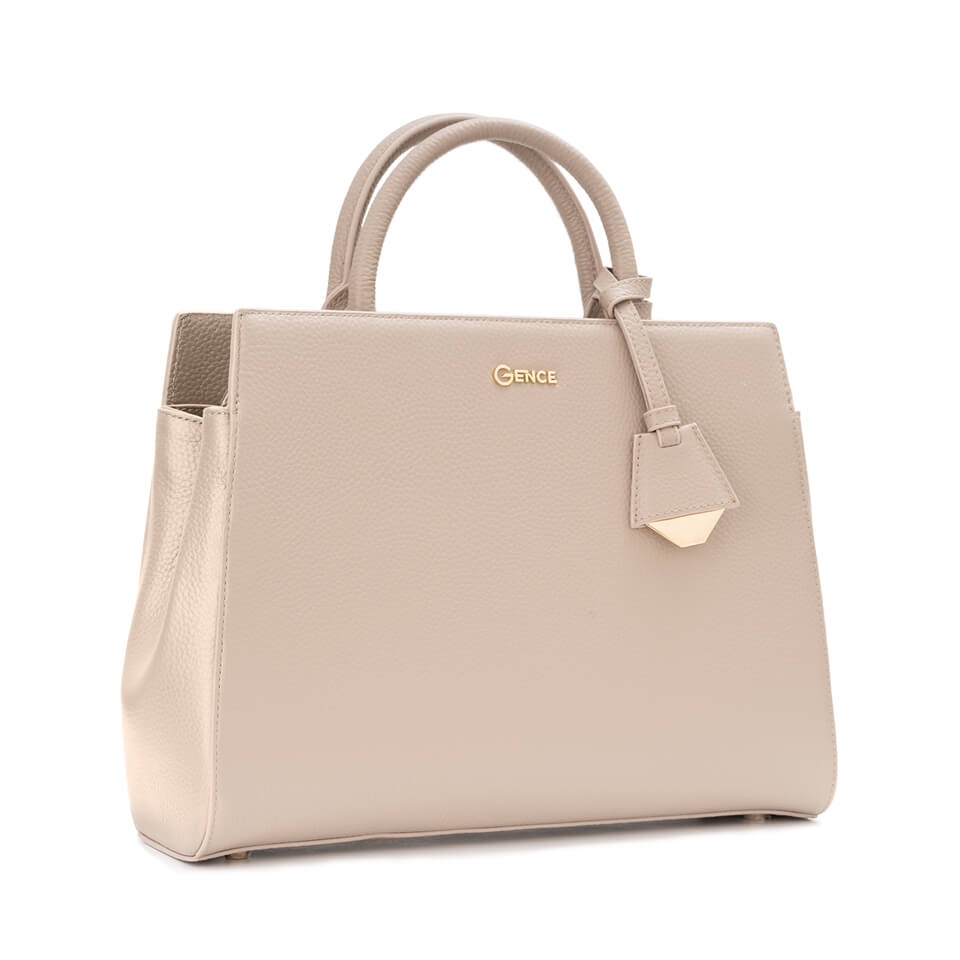 Túi xách nữ công sở Gence da bò Mill TX23 Cenere
