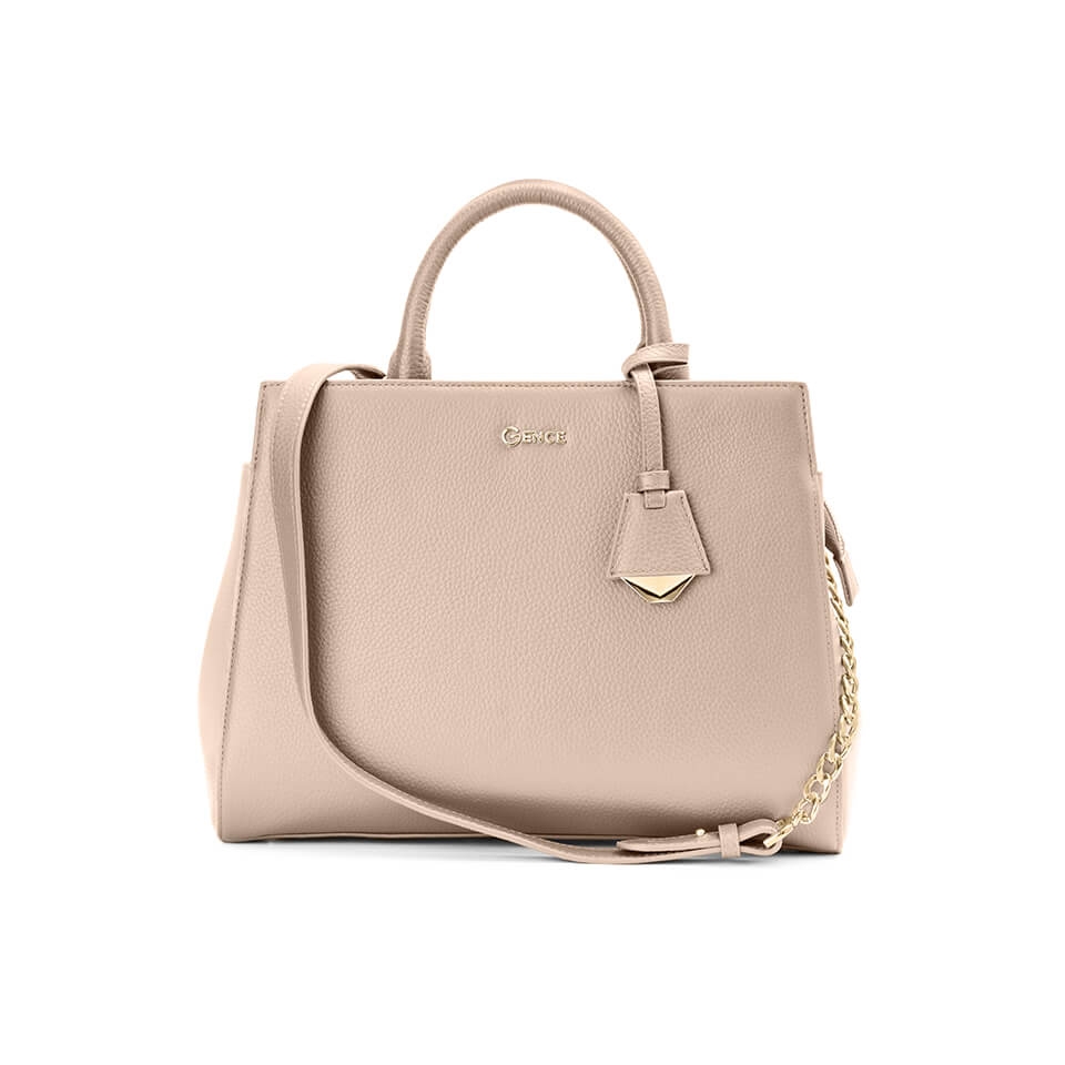 Túi xách nữ công sở Gence da bò Mill TX23 Cenere