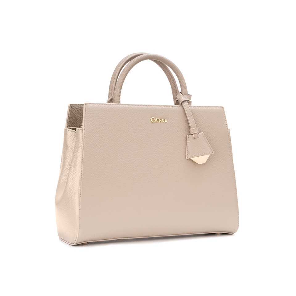 Túi xách nữ công sở Gence da bò Mill TX23 Cenere