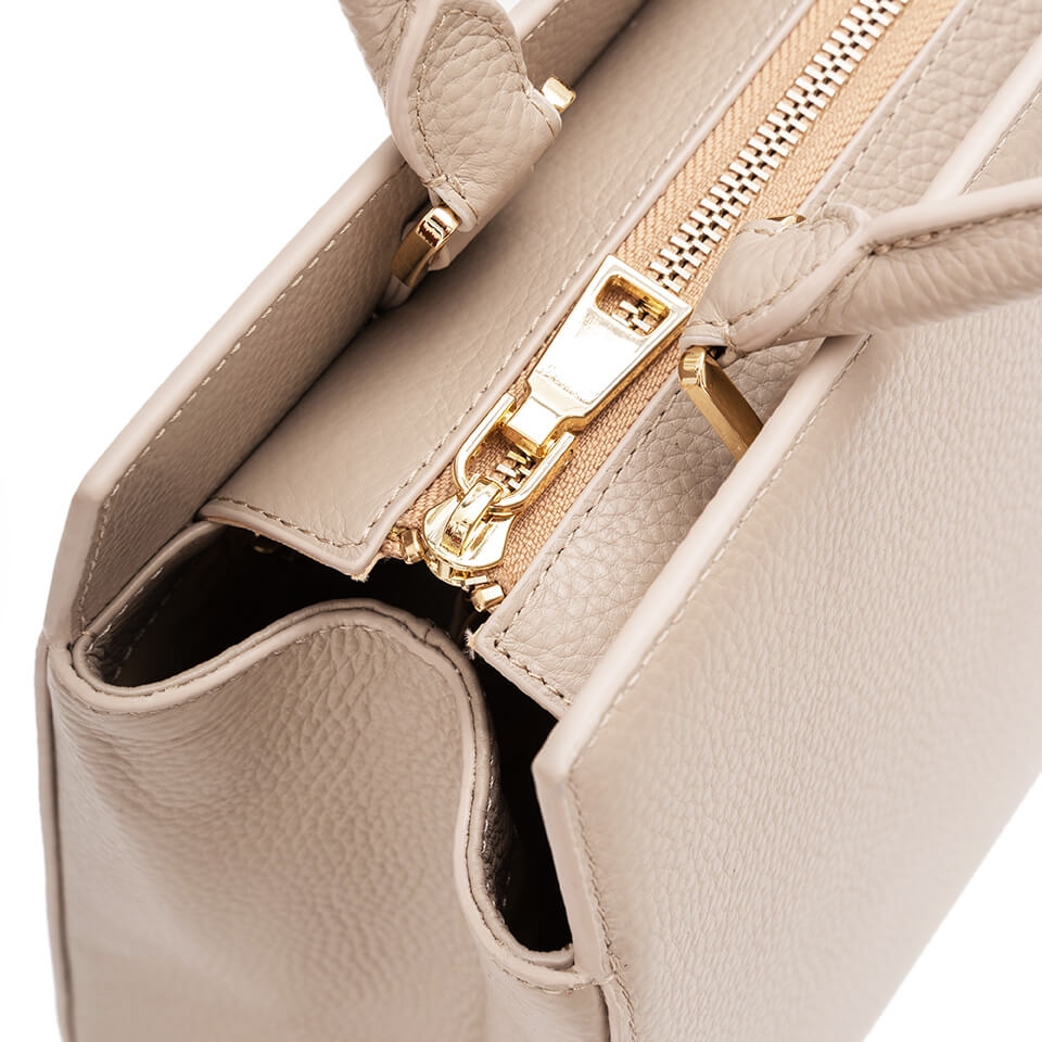 Túi xách nữ công sở Gence da bò Mill TX23 Cenere