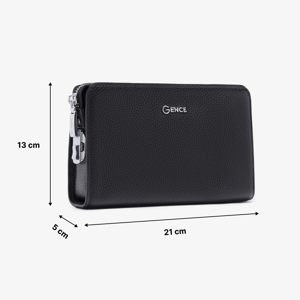 Ví cầm tay nam khóa số da bò Mill RB03