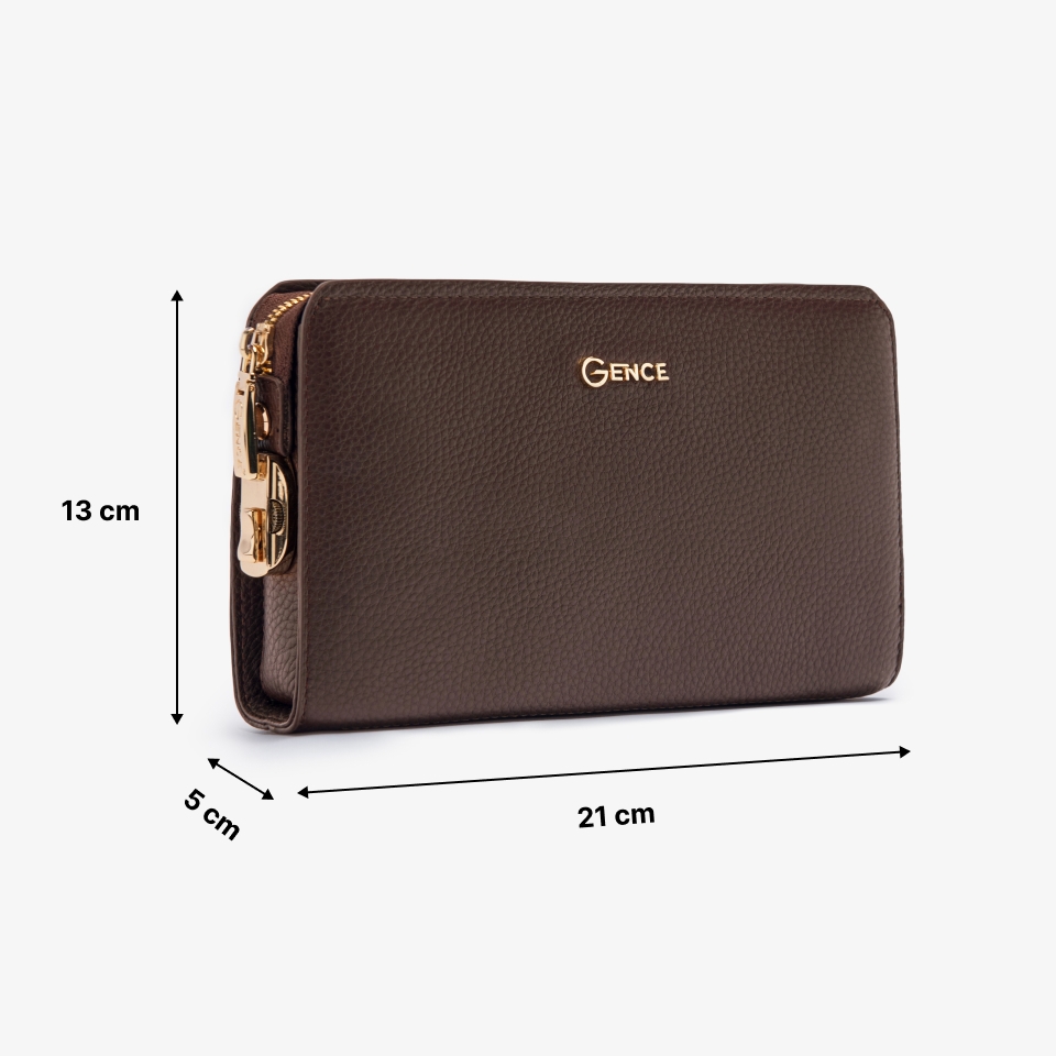 Ví cầm tay nam khóa số da bò Mill RB07