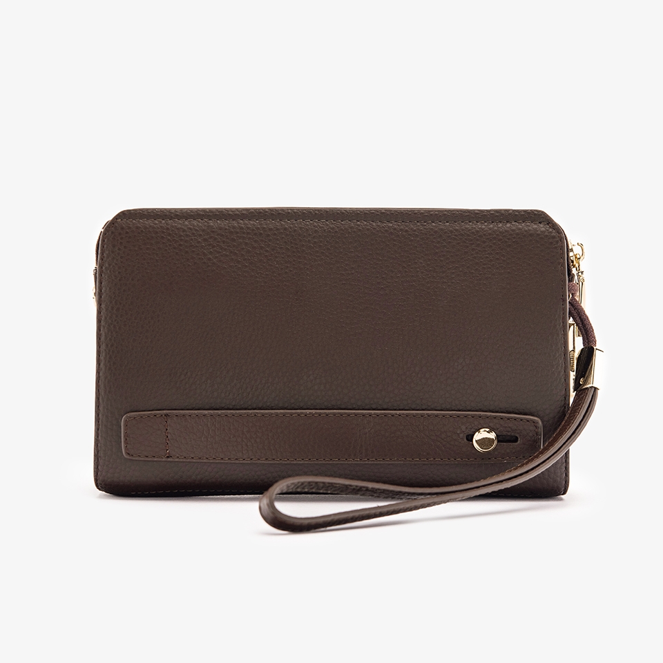 Ví cầm tay nam khóa số da bò Mill RB07