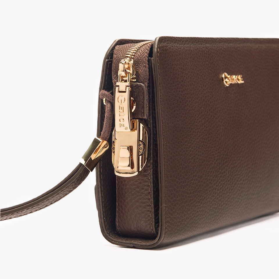 Ví cầm tay nam khóa số da bò Mill RB07