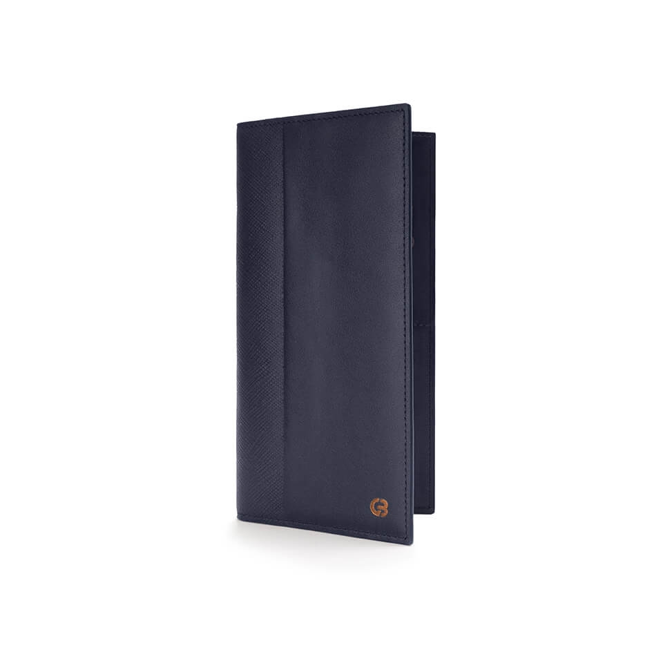 Ví dài nam da bò Swift màu xanh C20