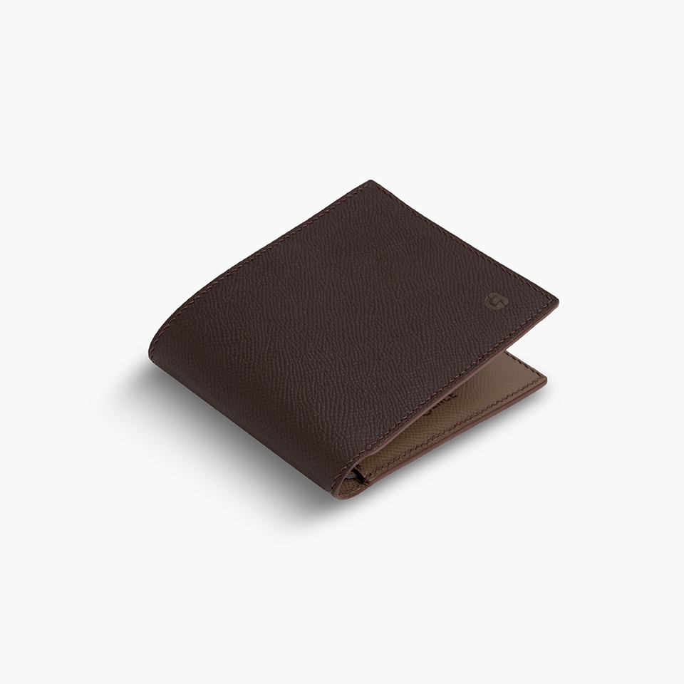 [Handmade] Ví nam da bò Epsom cao cấp phối màu HM09