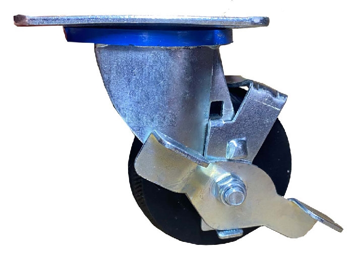 mẫu bánh xe chịu lực B100 xoay có khóa