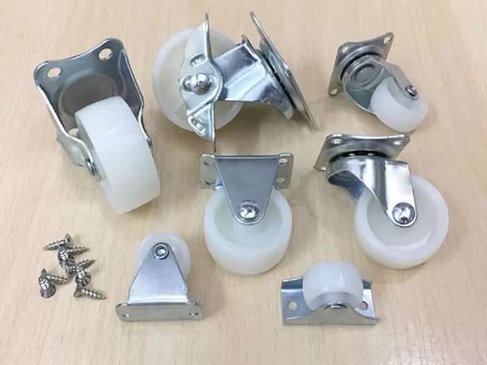 bánh xe đẩy đa hướng có thể được gia cố bằng vít